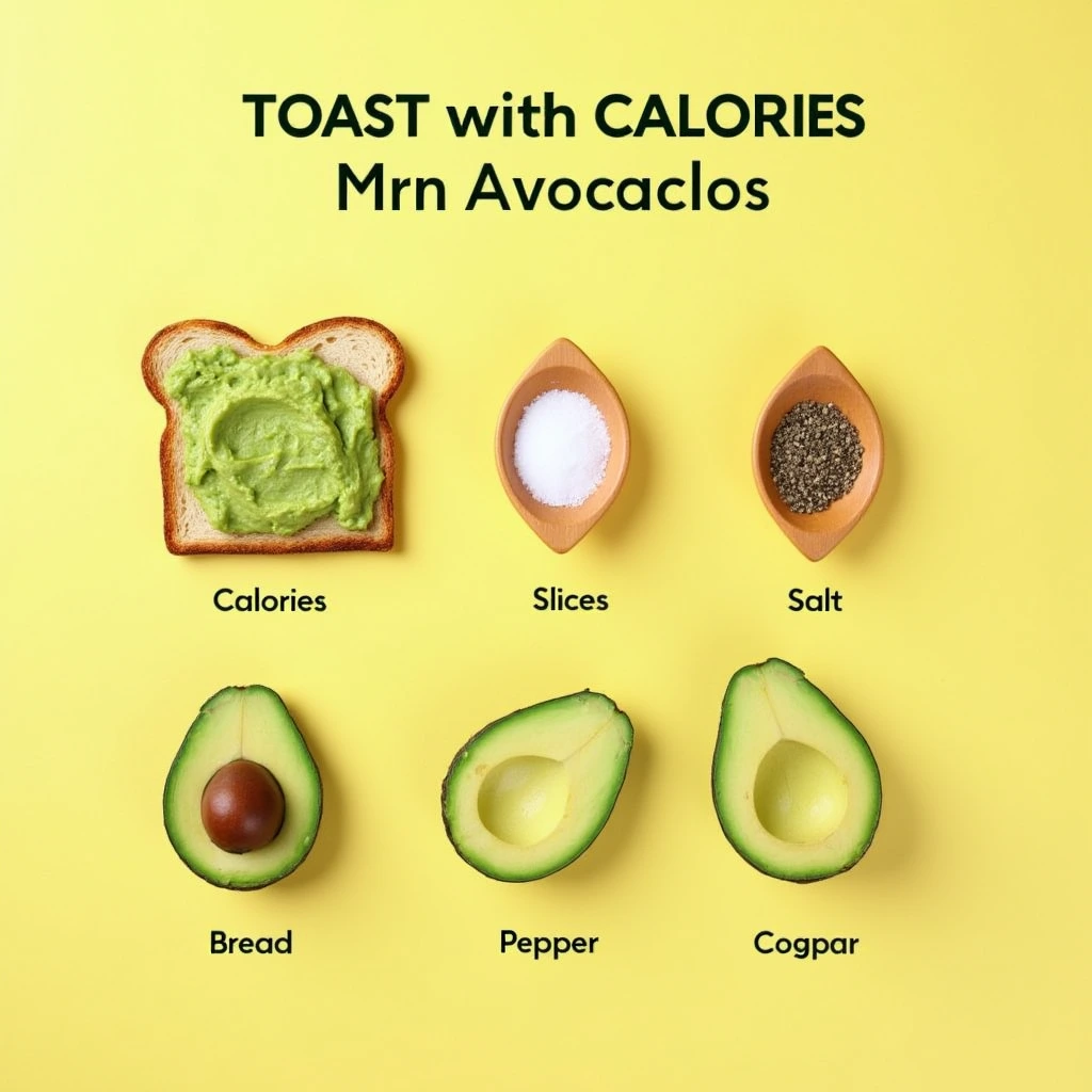 Learn the calories in toast with avocado